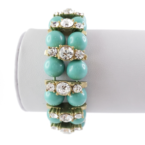 NWOT! J. Crew Statement Bracelet Blue Green - Picture 5 of 7